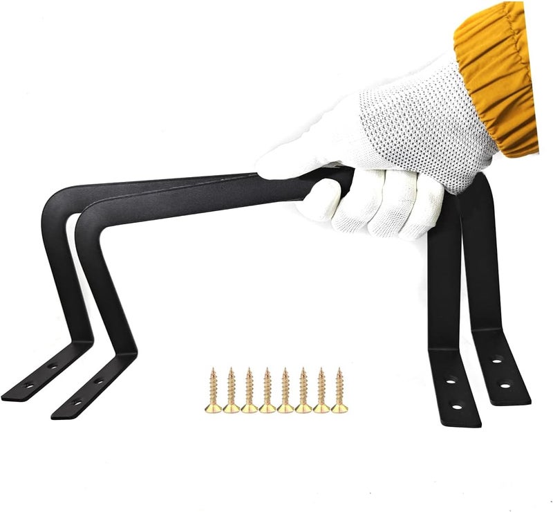 Benbuoo Mattress Retainer Bar Stopper 2PCS, Size 5.1'' Black, Non-Slip, Metal, Adult - Image 1